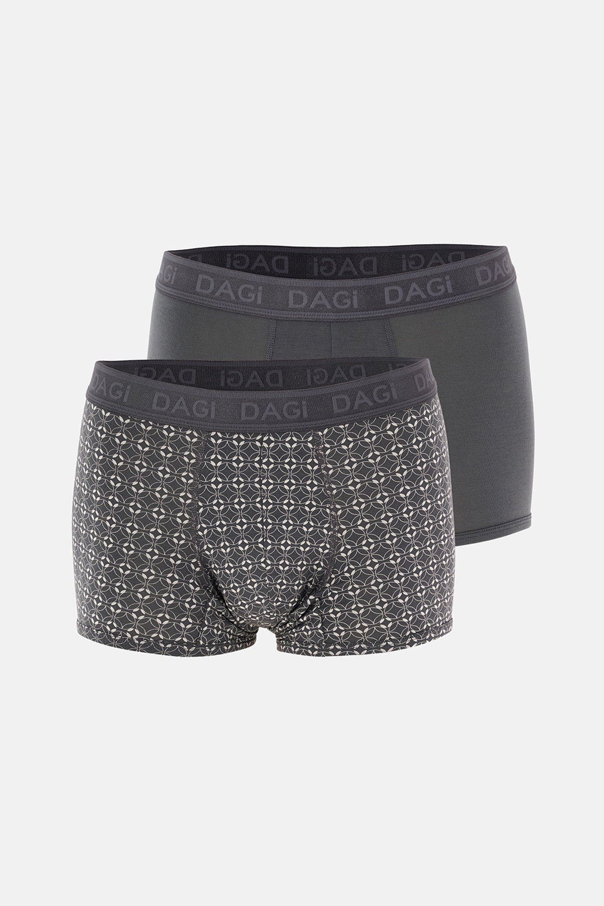 Antrasıt 4210 Desenli Micro Modal Boxer