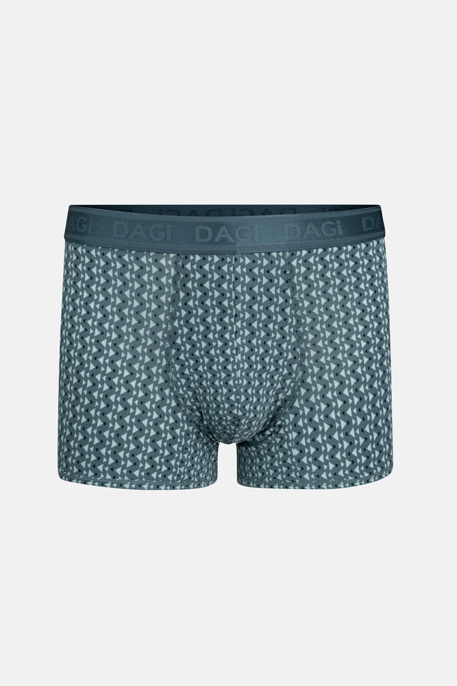 Su Yeşili 4210 Desenli Micro Modal Boxer