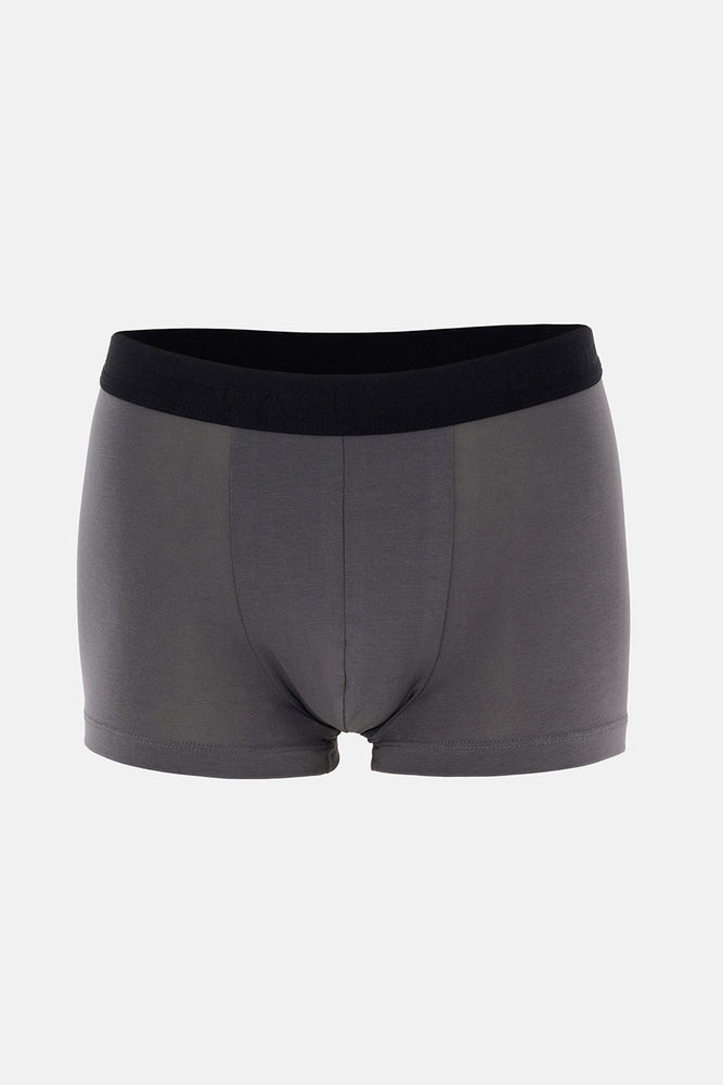 Antrasıt 5210 Desenli Pamuk Boxer