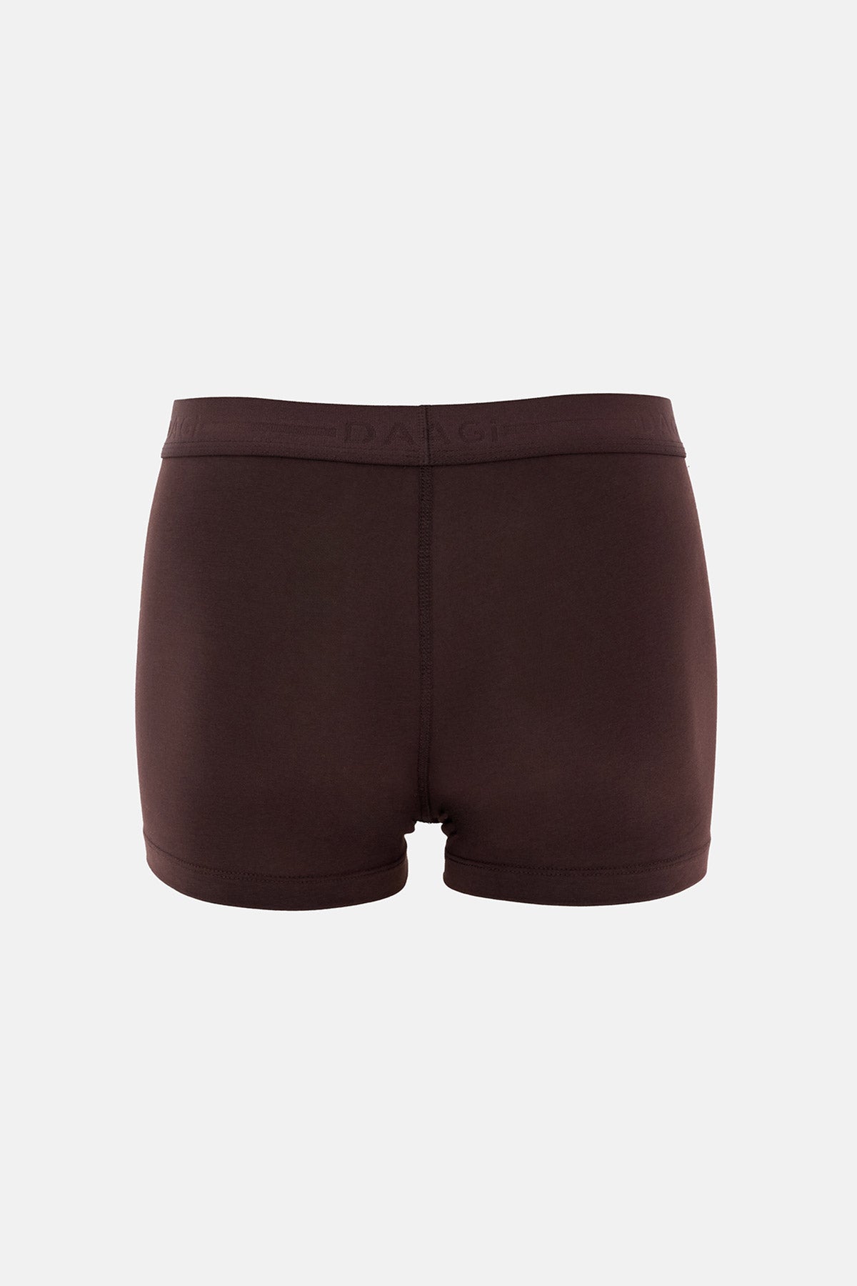 Kahverengi 5210 Desenli Pamuk Boxer