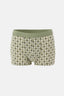 Haki 5210 Desenli Pamuk Boxer