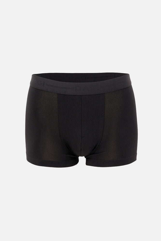 Siyah 5210 Desenli Pamuk Boxer