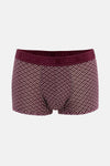 Mürdüm Desenli Micro Modal Boxer