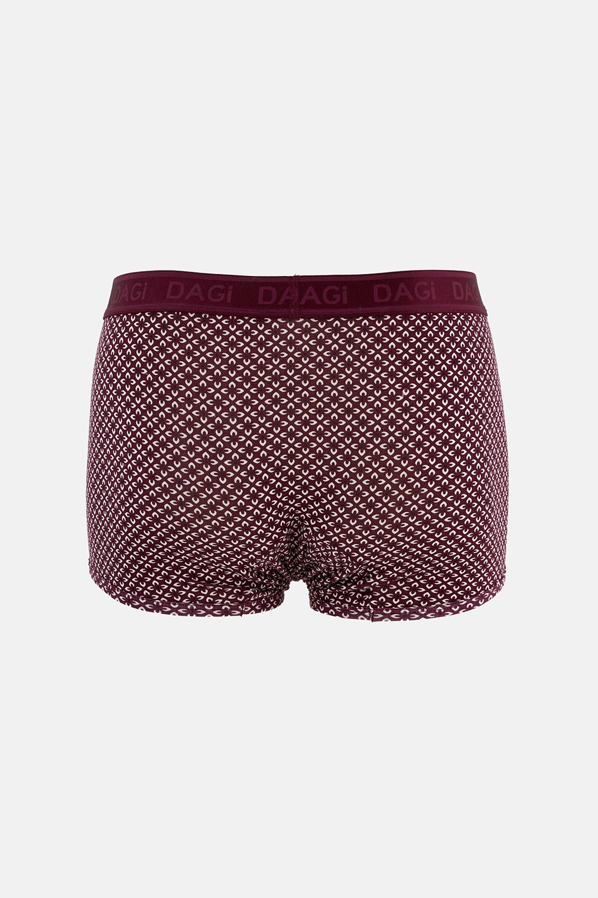 Mürdüm Desenli Micro Modal Boxer