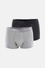 ANTRASİT-GRİ 2'li Düz Micro Modal Boxer