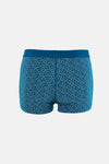 Mavi 2'li Desenli Pamuk Boxer