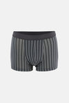 ANTRASİT-GRİ 3'lü Desenli Pamuk Boxer