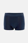 Gri-Lacivert 3'lü Desenli Pamuk Boxer
