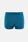 Lacivert-Mavi 3'lü Desenli Micro Modal Boxer
