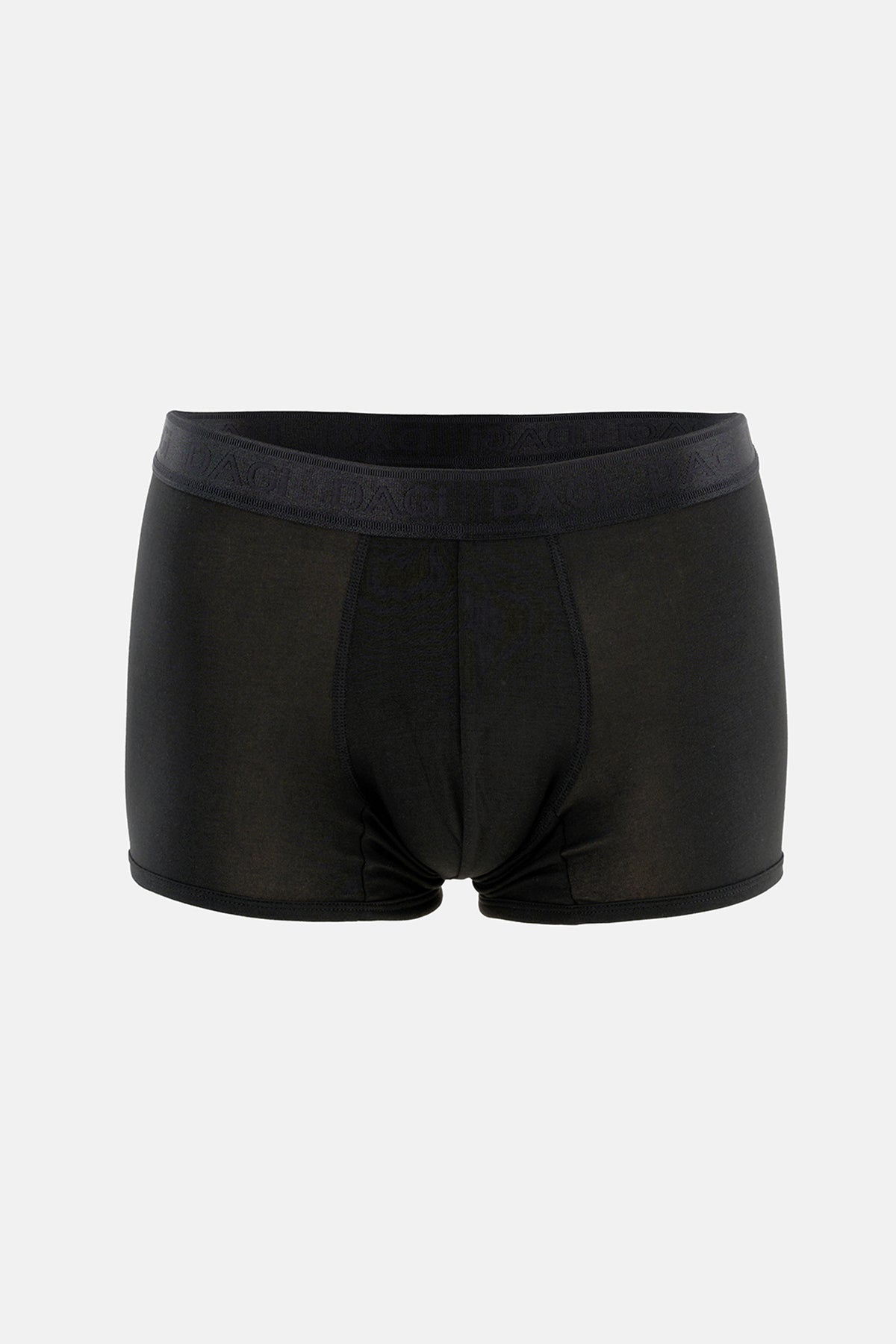 Bordo-Siyah 3'lü Desenli Micro Modal Boxer