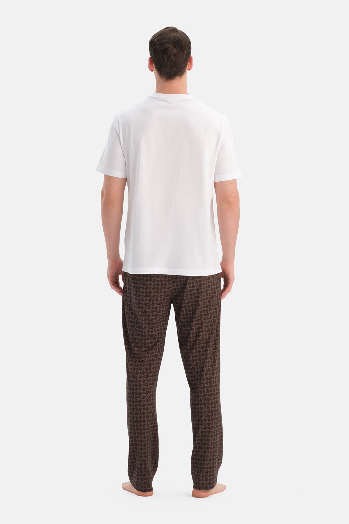 DESENLİ PAMUK MODAL ÖRME PANTOLON