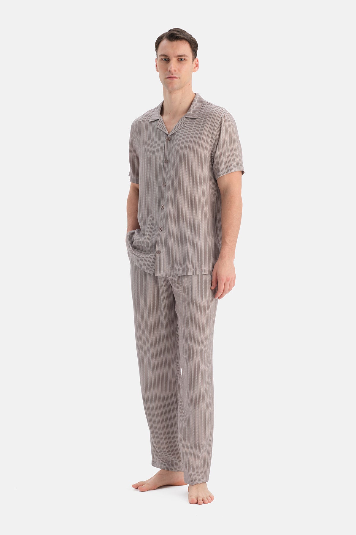 VİSKON DOKUMA PANTOLON