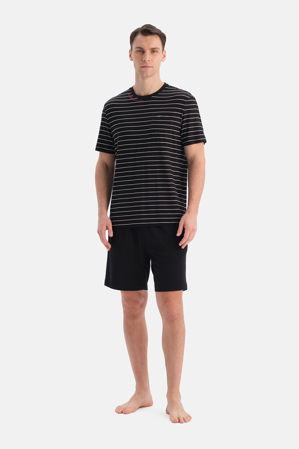 ÇİZGİLİ TİŞÖRT ŞORT TAKIM