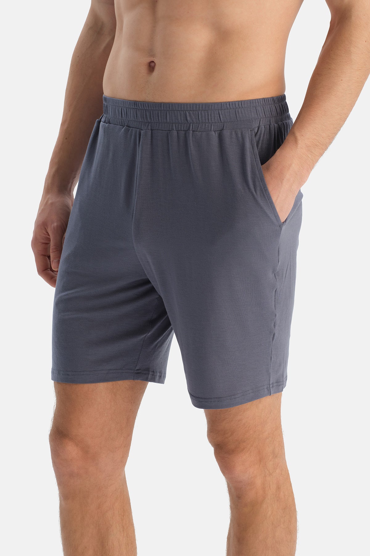 Indigo Kısa Kollu Patlı Tişört Şort Cooling Takım