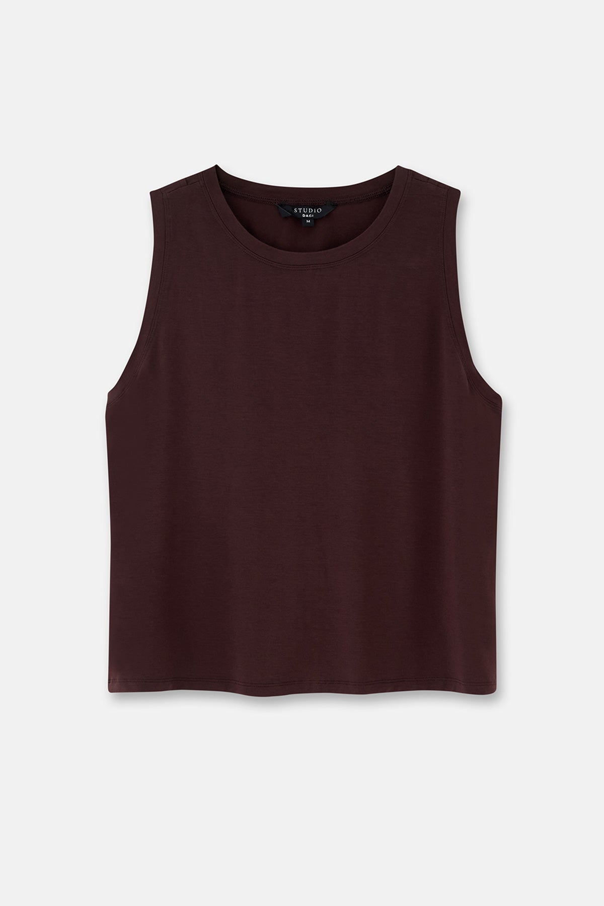 Koyu Kahve Büzgü Detaylı Atlet