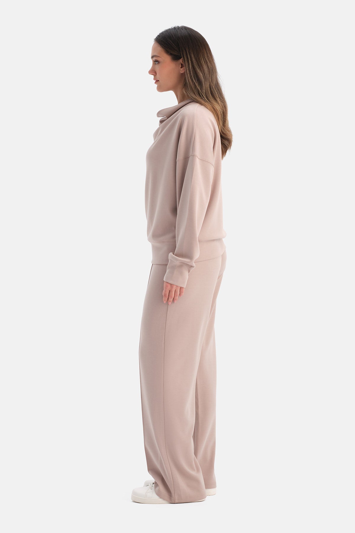 NERVÜRLÜ BOL PAÇA MODAL PANTOLON