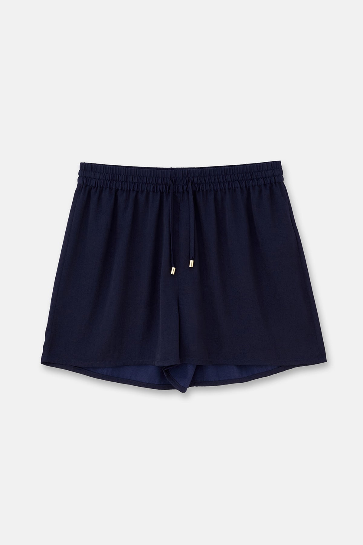 Lacivert Dokuma Şort