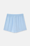 Açık Mavi Dokuma Şort