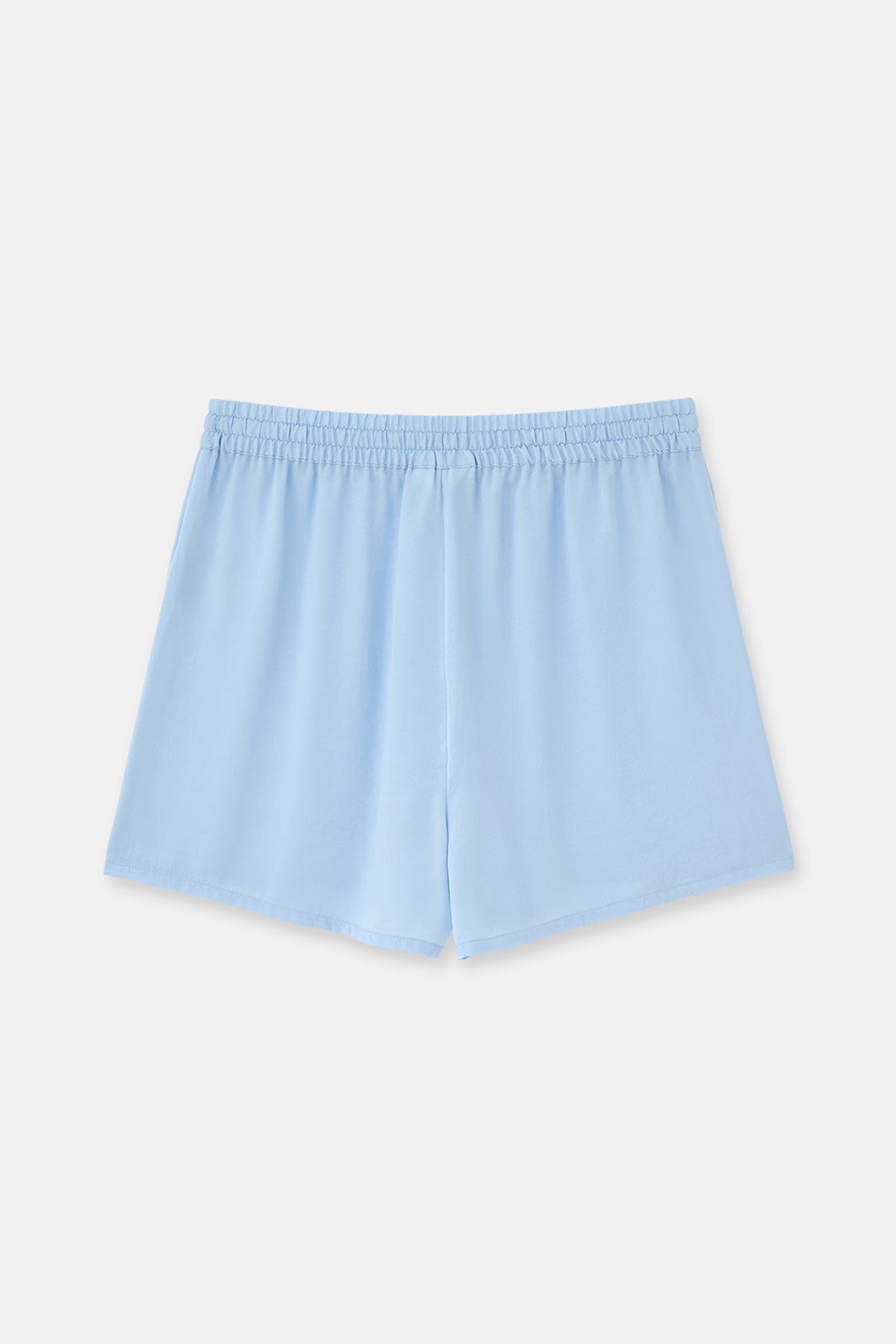 Açık Mavi Dokuma Şort