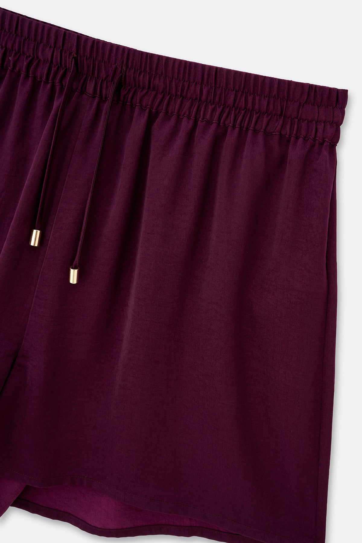 Mürdüm Dokuma Şort