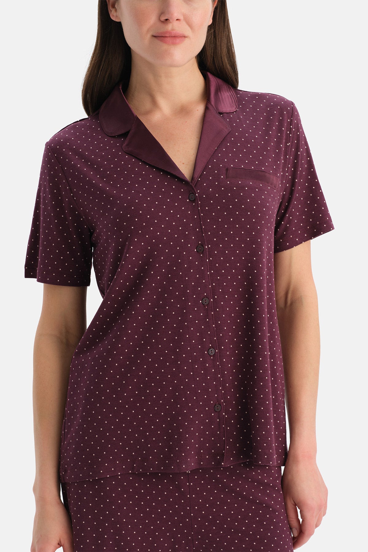 PUANTİYELİ SİROVİSKON GÖMLEK ŞORT TAKIM