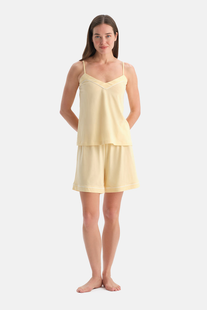 BİYELİ PAMUK MODAL ATLET ŞORT TAKIM