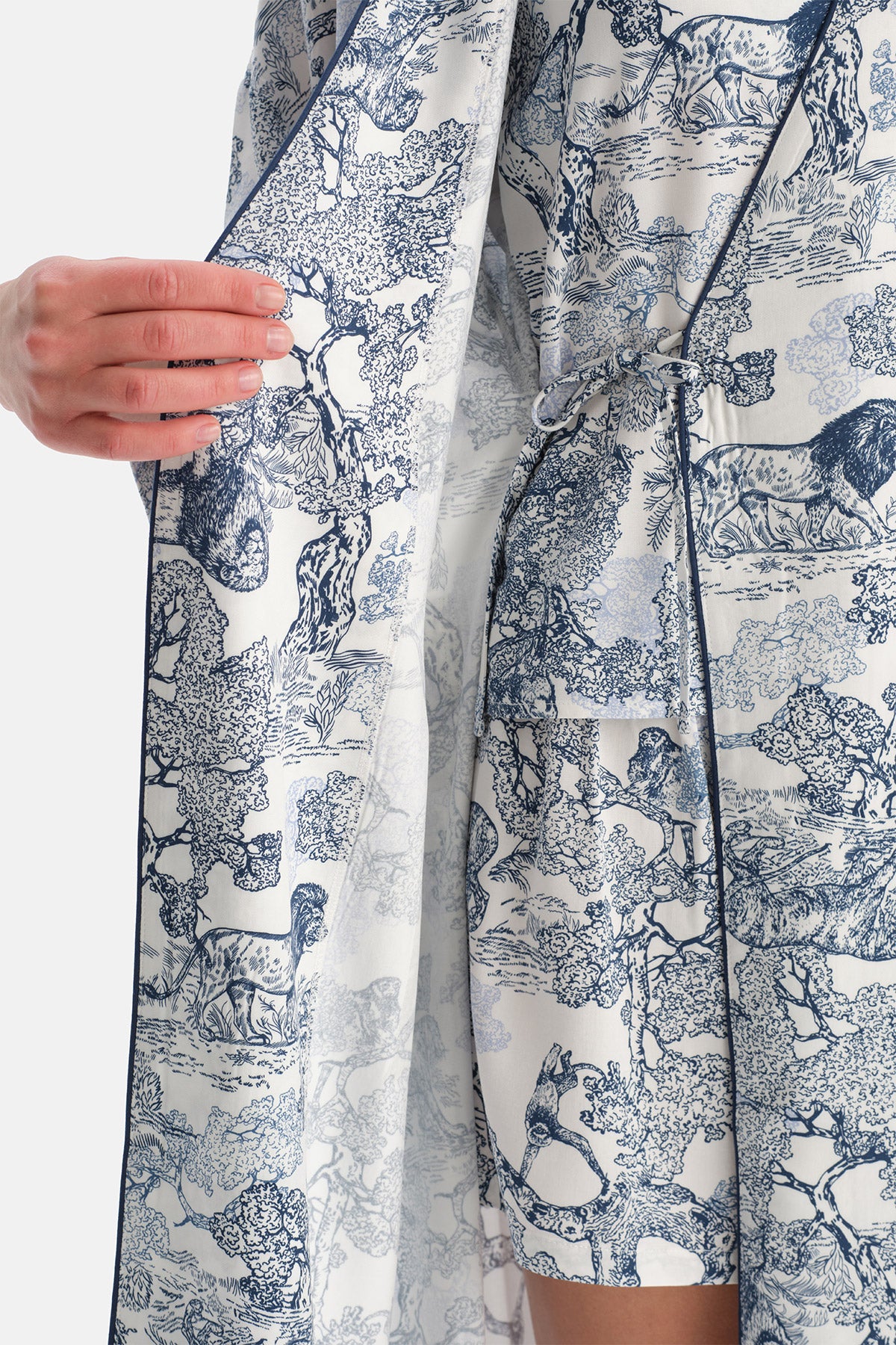 MANZARA BASKILI DOKUMA SABAHLIK