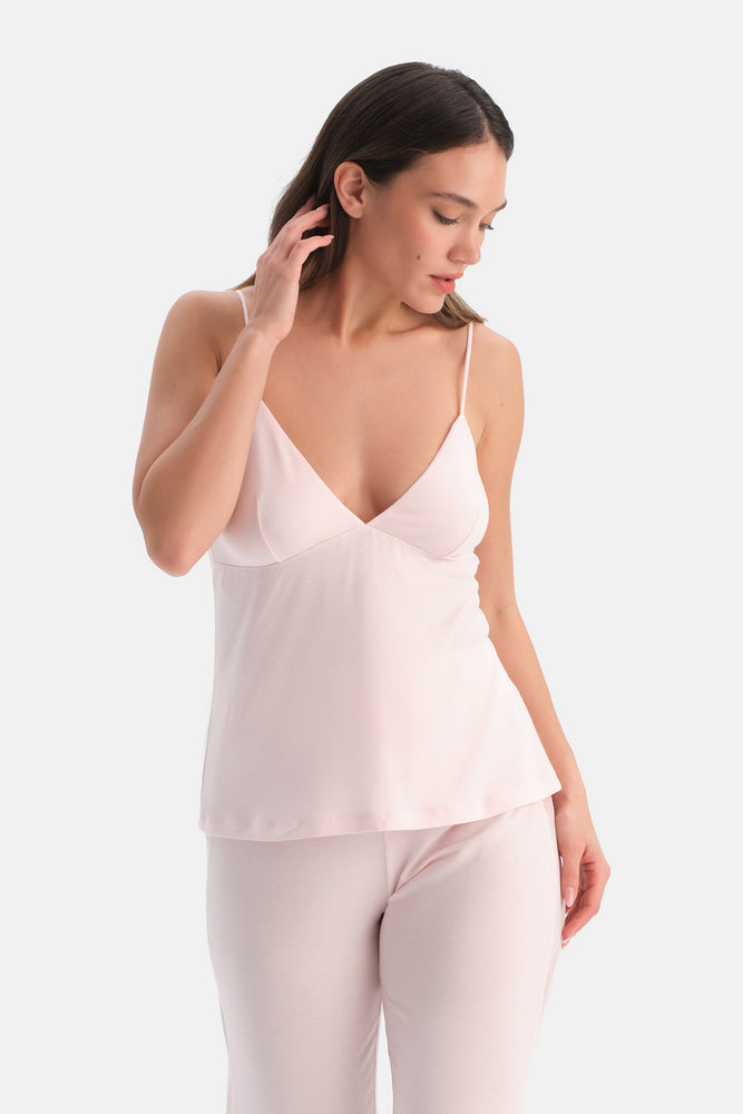 Pembe Dantel Detaylı Sütyen