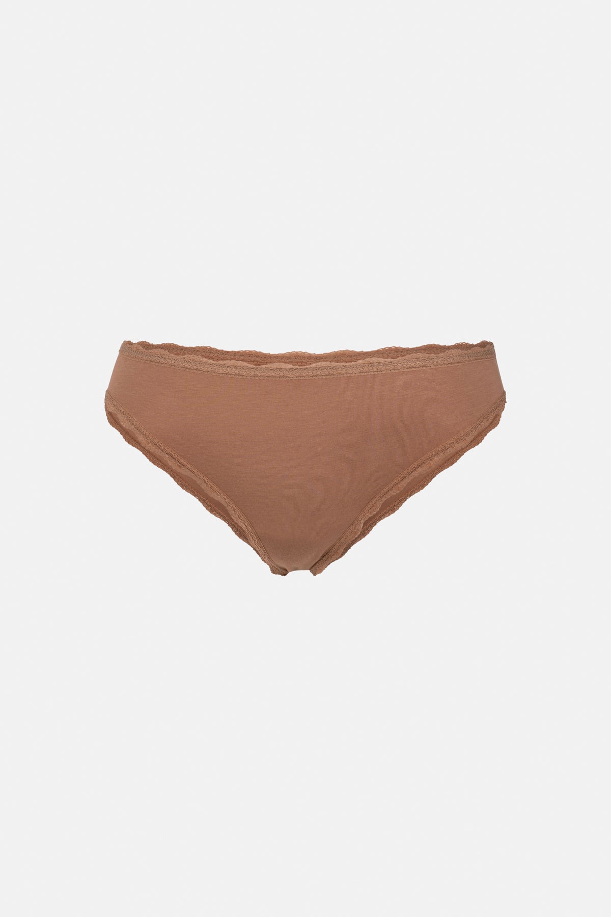 3'LÜ BEL VE PAÇA DANTEL DETAYLI DÜZ BRIEF KÜLOT