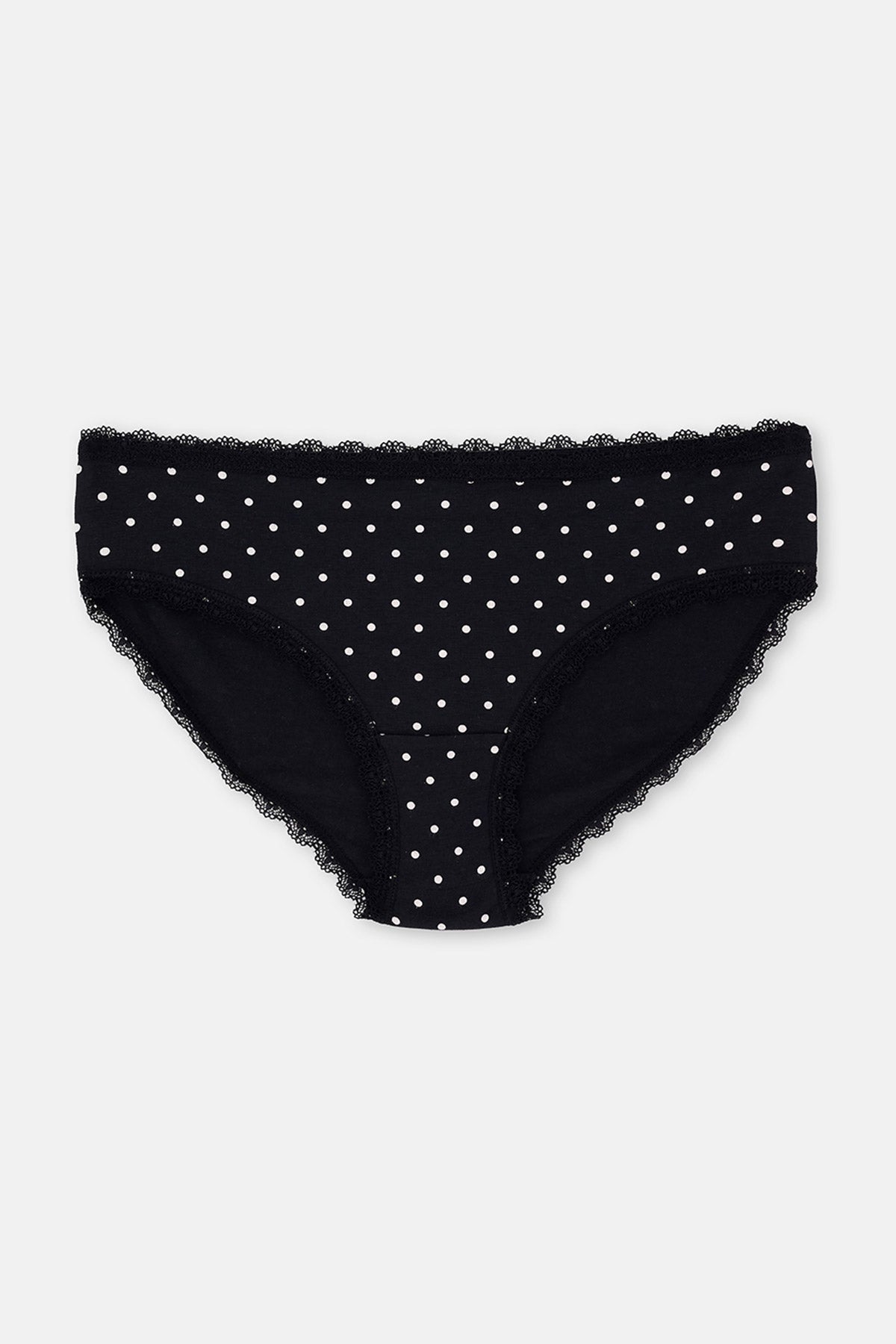 3'LÜ BEL VE PAÇA DANTEL DETAYLI BASKILI HIPSTER KÜLOT