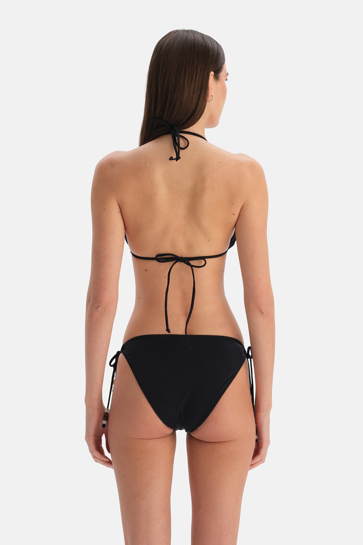 Siyah Üçgen Küçük Bikini Üst