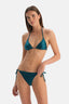 Petrol Mavi Düşük Bel Bikini Alt
