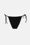 Siyah Düşük Bel Bikini Alt
