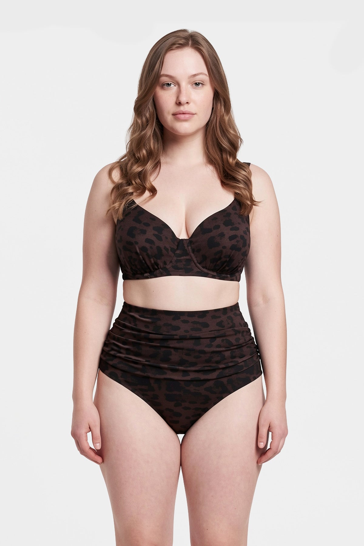 Multicolor Yüksek Bel Bikini Alt