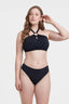 Siyah Yüksek Bel Bikini Alt