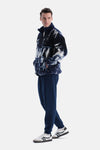 Lacivert Orman Manzaralı Sweatshirt