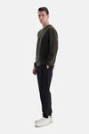 Haki Bis Yaka Pike Interlok Sweatshirt