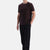 Siyah Interlok Jogger Pantolon