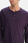 Mürdüm Reglan Kol Tişört Pantolon Takım