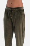 Haki-Siyah Jogger Paça Termal İkili Pantolon