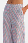 Multicolor Çiçek Desenli Gömlek Pantolon Takım