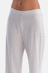 GEOMETRİK DESENLİ GÖMLEK PANTOLON TAKIM
