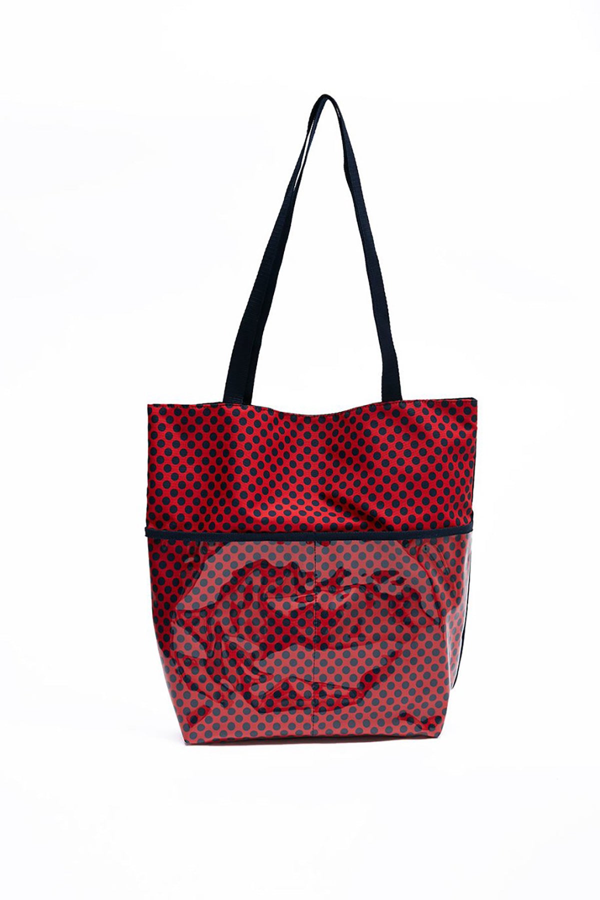 Lacivert Desenli Kız Çocuk Plaj Çantası