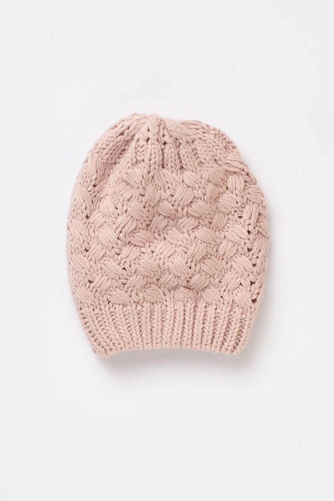 Pudra Dga1521 Kız Çocuk Örgü Bere-Pud