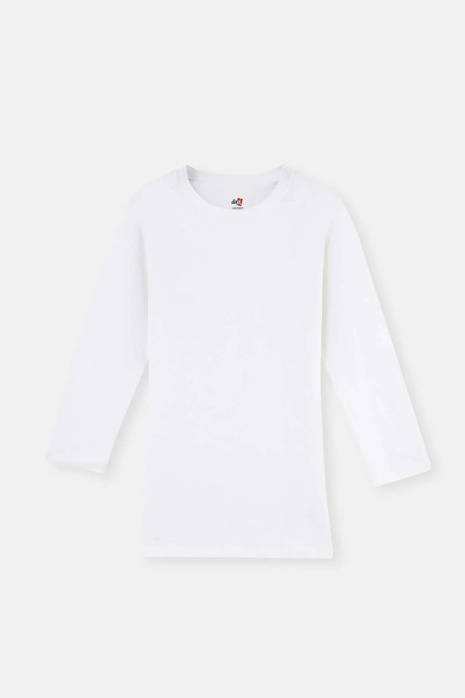 Beyaz Kadın V Yaka Body