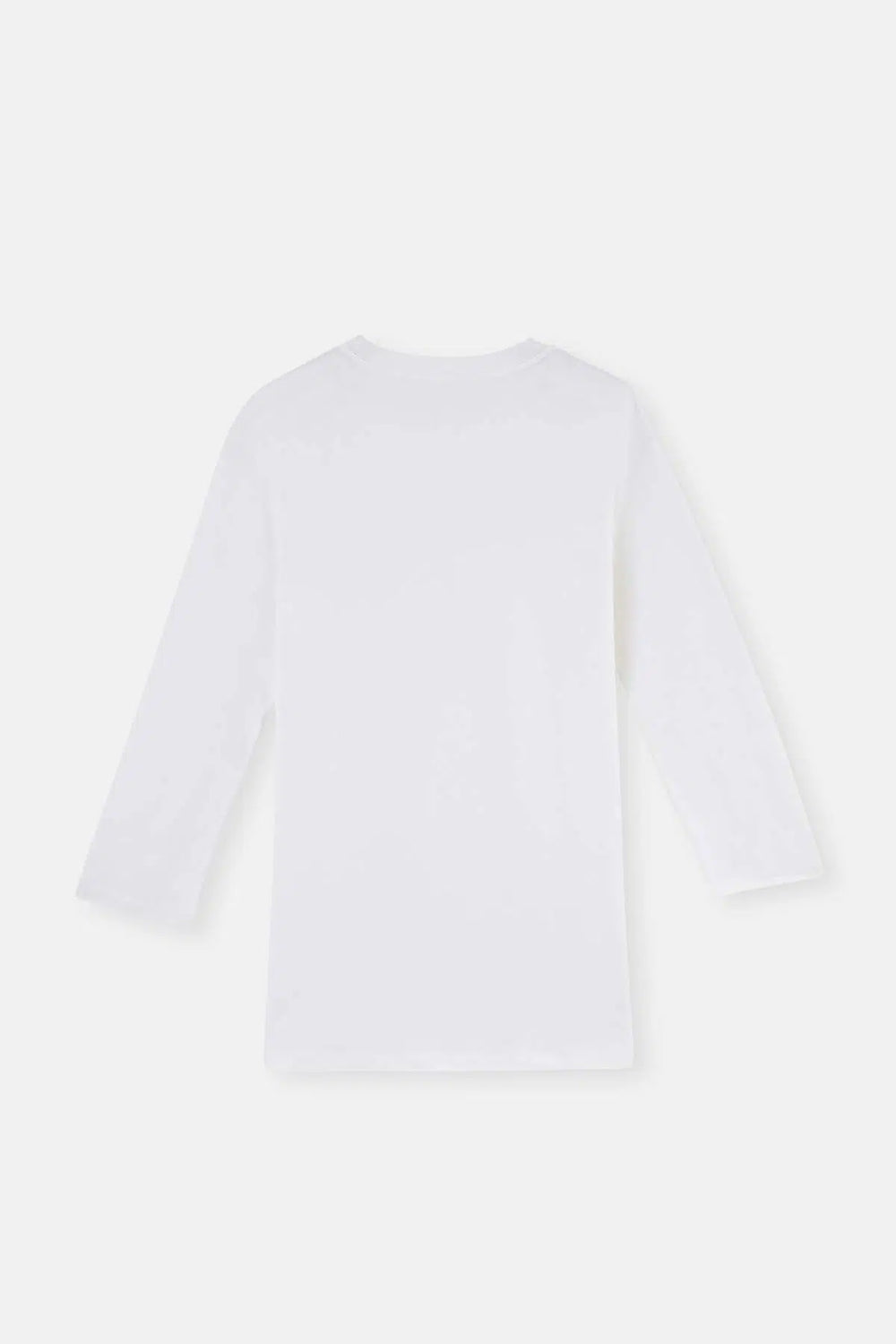 Beyaz Kadın V Yaka Body