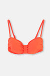 Oranj Luplu Straplez Tek Bikini Üst