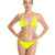 Sarı Spagetti Tek Bikini Altı