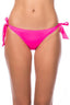Pembe Bağcıklı Tek Bikini Alt
