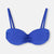 Saks Dolgulu Kaplı Luplu Straplez Tek Bikini Üst